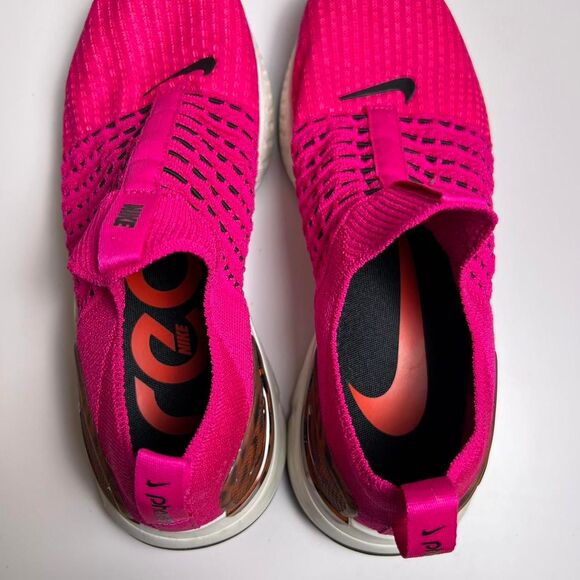 Nike React Phantom Run Flyknit 2 Neon Pink Tiger size 10 shoes sneakers running - Picture 6 of 8